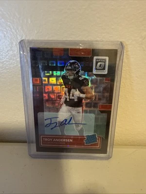 2022 Donruss Optic Rated Black Pandora Prizm /25 Troy Andersen Rookie Auto RC - Image 1 of 2
