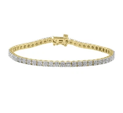 Brazalete tenis diamantes EFFY (1/4 ct. t.w.) en oro sobre plata de ley nuevo con etiquetas Foto 1 de 3