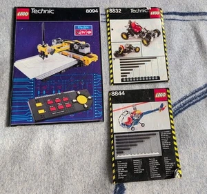 Konvolut LEGO Technic Bauanleitungen Vintage 8094 8832 8844 - Bild 1 von 4