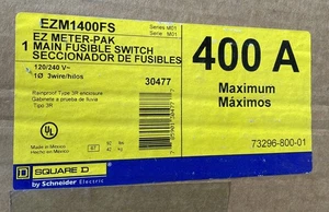 SQUARE D By Schneider EZM1400FS Electric Meter Stack 120/240 - Picture 1 of 1