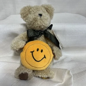 Boyds Bears 8 in “Sonny” Style #903023 Retired Boy Holding Smiley Pillow w/ tags - Picture 1 of 6