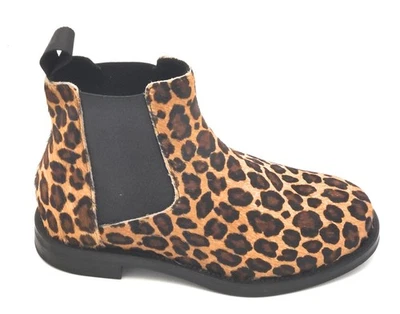 Frau 98J3 stivaletto pelo cavallino leopardato elastico tacco 2cm Foto 1 de 4