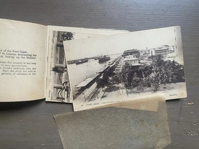 Antiguo folleto de Egipto coleccionable 10 postales Port Said 1924 Foto 1 de 4