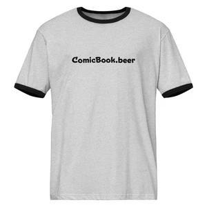 Official ComicBook.beer Logo Retro Ringer T-Shirt – Vintage Tee Design *3 Colors - Picture 1 of 5