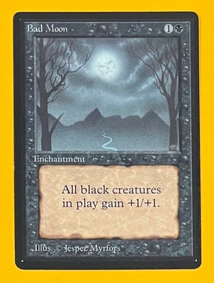 MTG BAD MOON Beta (OldManMTG 012-414) - Image 1 of 4