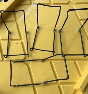 4 soportes de exhibición plegables negros, para platos/arte/libros - Imagen 1 de 6