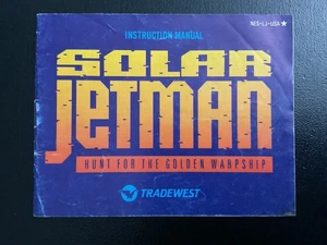 Solar Jetman NES Nintendo solo manual de instrucciones - Imagen 1 de 4