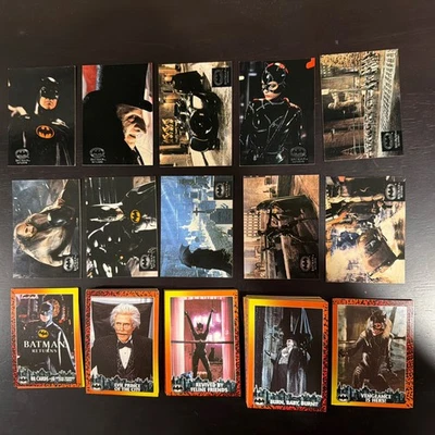 1992 Topps Batman Returns Conjunto Completo 88 Cartas + 10 Cartas Stadium Club Subconjunto - Imagem 1 de 4