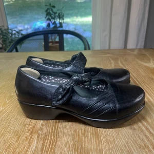 Dansko Ainsley Mary Jane Casual Comfort Womens 38 7.5 - 8 Black Leather Shoes - Picture 1 of 11