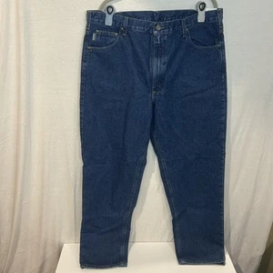 Carhartt Jeans Uomo 40x32 Gamba Conica Relaxed Fit Pantalone Denim Nuovo con etichette - Foto 1 di 10