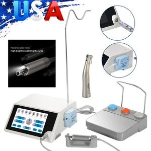 Sistema quirúrgico motor implante dental pantalla táctil LED + pieza de mano contra ángulo - Imagen 1 de 24