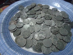 1943 D Stahl Weizen Pennies Rolle 50 Stück, zirkuliert #1 - Bild 1 von 4
