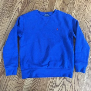 Polo Ralph Lauren Blue Boys Sweater Sz M - Picture 1 of 6