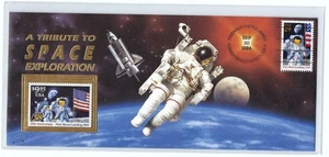 Francobollo US 1994 Scott #2842 "Un omaggio all'esplorazione spaziale" volato su "Endeavour" - Foto 1 di 2