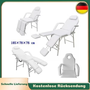 Kosmetikstuhl Kosmetikliege Behandlungsliege Massageliege Tragbar Kunstleder Neu - Bild 1 von 5