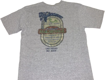 Raro! Camiseta Vintage Jimmy Buffett Margaritaville Las Vegas Nevada Boa! GRANDE - Imagem 1 de 2