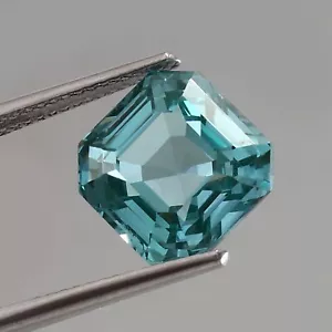 AAA Feine Qualität Natürlich Ceylon Grün Spinell Lose Asscher Schnitt Edelstein - Bild 1 von 4
