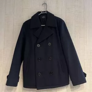 Standard A.P.C Leather Elbow Patch P Coat - Picture 1 of 3