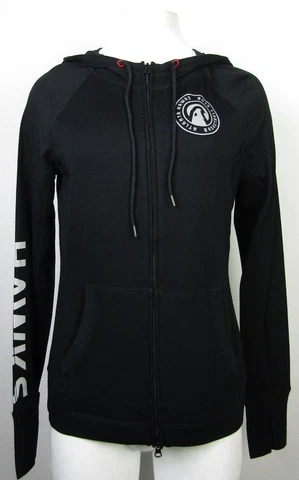 Atlanta Hawks NBA GIII Women's Full Zip Black Hoodie Cover