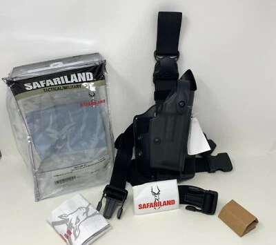 Safariland 6005 SLS Tactical STX Black Leg Holster w/ QD Strap RH, FNH FNS 9/40 - Image 1 of 4