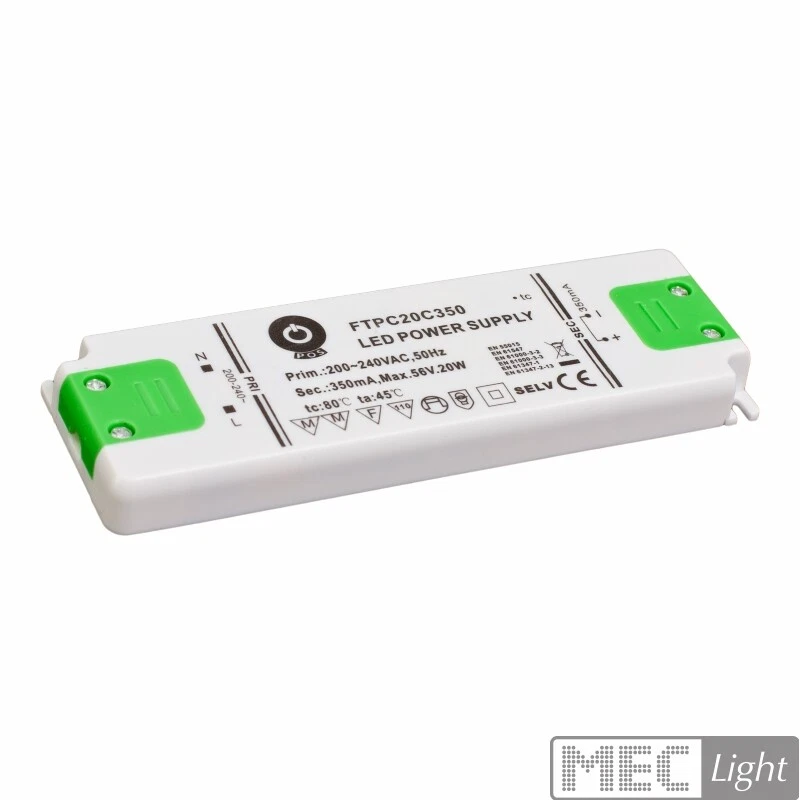 POS Prof. Trasformatore LED Slim 12V Dc 19,6W 30-56V Corrente Costante ( - Immagine 1 di 1