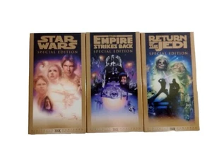 Star Wars Trilogy (VHS, 1997, Special Edition) A New Hope, Empire, Return Jedi - Picture 1 of 10