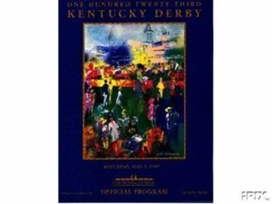 1998 Kentucky Derby Program Real Quiet Victory Gallup Baffert horse racing unuse - Picture 1 of 1
