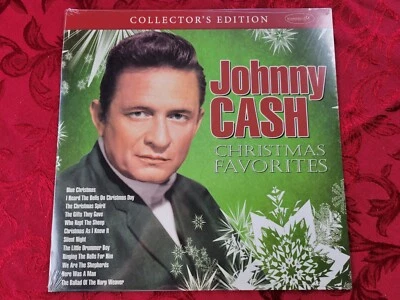 Johnny Cash - CHRISTMAS FAVORITES (2017) Record Label, Stargrove Entertainment - Image 1 of 4