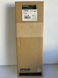 NEW EPSON T5918 Matte Black Stylus Pro 11880 SEALED EXP 06/2020 - Picture 1 of 2