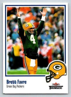 2002 Fleer Throwbacks #91 Brett Favre (ref 220533) - Image 1 of 2