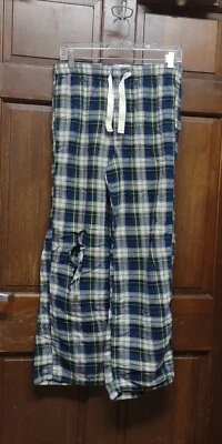 J. Pantalones de salón pijama de franela a cuadros Crew para hombre talla S pequeños (28-30) Foto 1 de 3