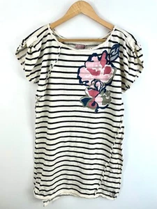 New Womens Juicy Couture French Vanilla Combo Striped Tunic - Picture 1 of 6