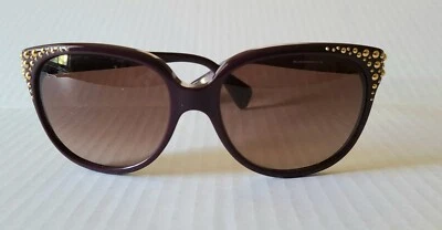 Gafas de sol vintage Alexander Mcqueen AMQ4212/S ciruela 58-17-135 S2230 Foto 1 de 4
