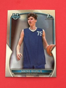 2022-23 Bowman University Chrome Matas Buzelis 1st Bowman #84 NBA G-League (B)