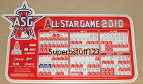LA Los Angeles Orange County Anaheim Angels 2010 All Star Game Calendar Magnet Cover