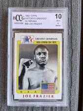 Joe Frazier 1983 Olympic Tops Card bccg 10 