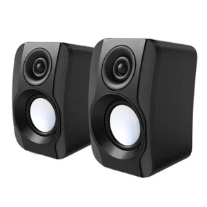 USB Wireds Speaker Subwoofer Soundboxes 3.5mm Input USB Power Computer Speaker - Bild 1 von 8