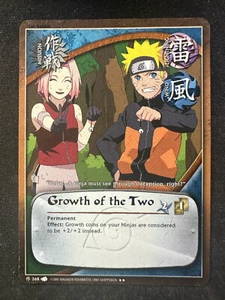 Naruto CCG 368 Growth of the Two 1st Edition New Chronicle Rare Rainbow NM - Picture 1 of 2