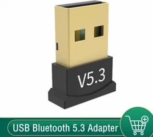 TV PC Laptop USB Bluetooth 5.0 Earbud Speaker Printer Adapter Dongle Receiver 2P - Picture 1 of 12