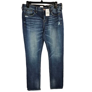 Pantalones de mezclilla J Crew ajustados elásticos tiro medio desgastados nuevos con etiquetas para mujer talla 26-29" entrepierna - Imagen 1 de 11