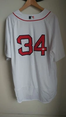 Camiseta David Ortiz Game Usada 2016 assinada Boston Red Sox JSA - Imagem 1 de 4