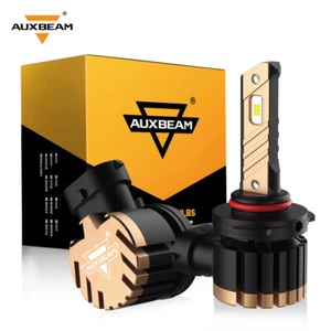 AUXBEAM HB3 9005 LED Scheinwerfer Umbau Glühbirne Kit weiß 6000K Fernstrahl lüfterlos - Bild 1 von 12