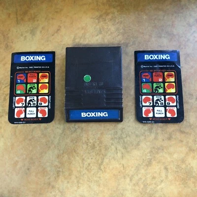 INTELLIVISION Boxing Mattel electronics Game cartridge And Inlays - Image 1 of 4