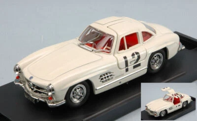 MODELLINO AUTO STATICO BANG MERCEDES 300 SL #12 RALLY DE SESTRIERES 1957 1/43 - Immagine 1 di 4