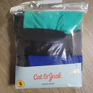Boys' 4pk Boxer Briefs - Cat & jack Green - Picture 1 of 3