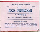 THE SEX PISTOLS - 