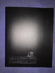 Raccoglitore Album 9 Tasche 20 Pages Nere Magic Yugioh Pokemon Collector’s King - Foto 1 di 3