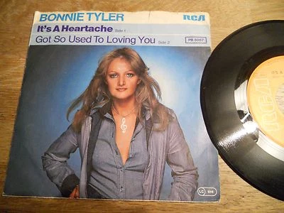 BONNIE TYLER ITS A HEARTACHE / GOT SO USED TO LOVING YOU 1977 RCA VICTOR GEMA*** - Image 1 of 4
