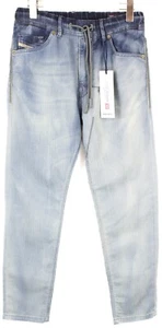Vaqueros Diesel Narrot-Ne Jogg para hombre W28 rayas de aguja descoloridas Slim Fit azul - Imagen 1 de 9