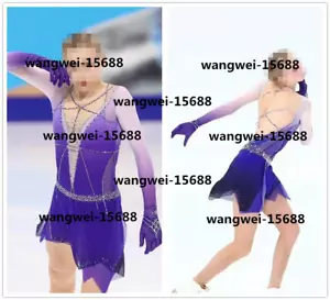 New Ice Figure Skating Dress, Figure Skating Dress For Competition B2156 - Picture 1 of 6